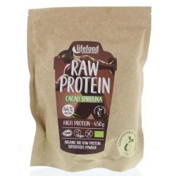 Raw superfood proteinepoeder cacao spirulina