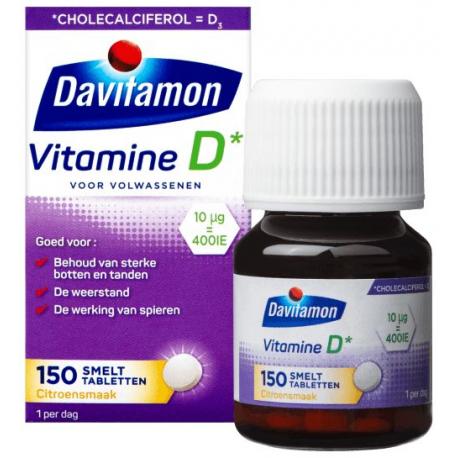 Vitamine D volwassenen smelttablet