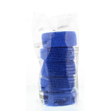 Coban zelfklevende zwachtel blauw 2.5 cm x 4.5m