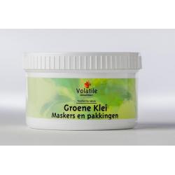 Groene klei poeder