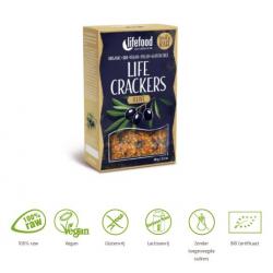 Life crackers olijf raw bio