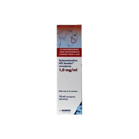 Xylometazoline 1 mg/ml spray