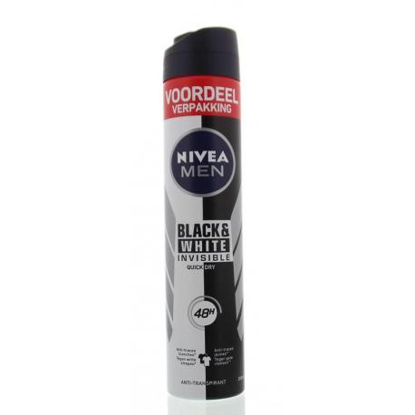 Men deodorant black & white XL spray