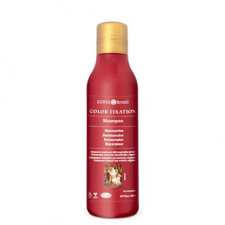 Color fixation shampoo