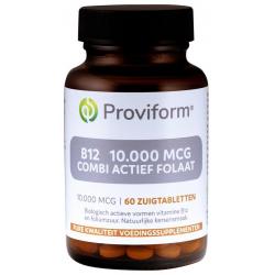 Vitamine B12 10.000mcg combi actief folaat