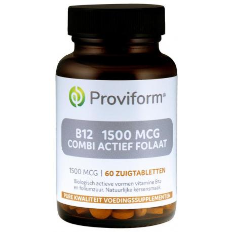 Vitamine B12 1500mcg combi actief folaat