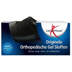 Orthopedische gel sloffen zwart maat 38-39