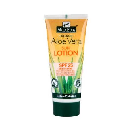 Aloe pura organic aloe vera zonnelotion SPF25