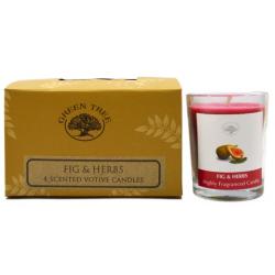 Geurkaars figs & herbs votives