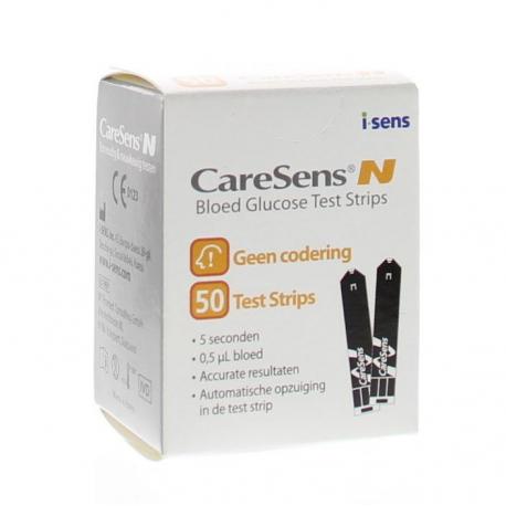 N glucose teststrips