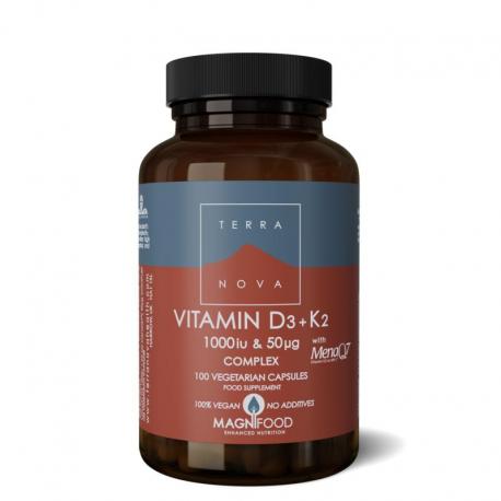 Vitamine D3 1000IU met K2 50mcg complex