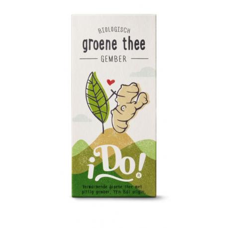 Groene thee gember bio