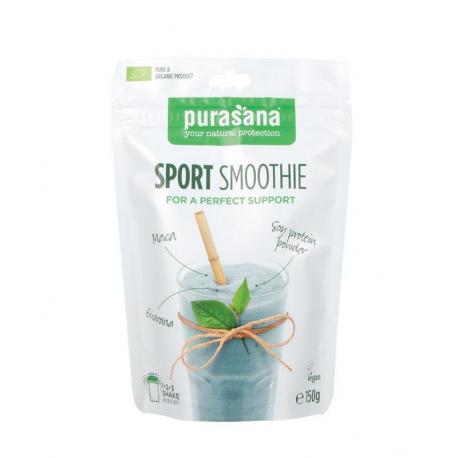 Sport smoothie shake vegan bio