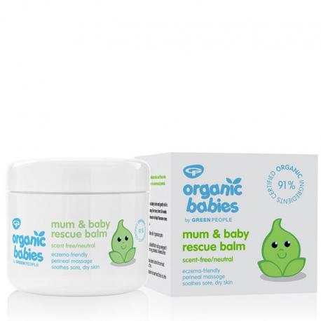 Organic babies mum & baby rescue balm scent free