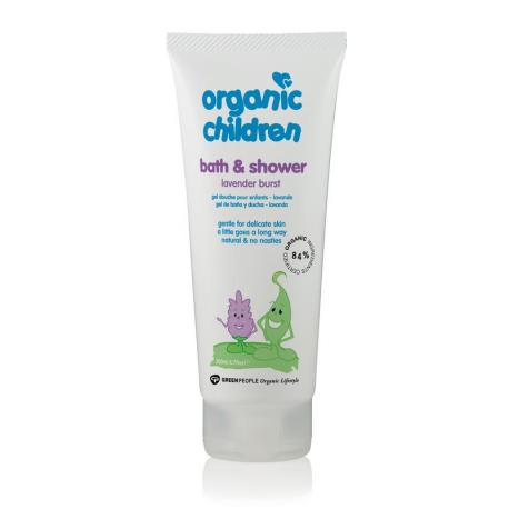 Organic children bath & shower lavender burst