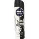 Men deodorant spray invisible black & white