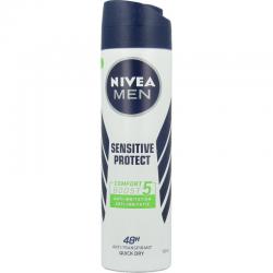 Men deodorant spray sensitive protect