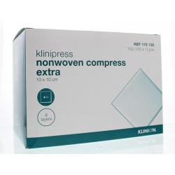 Non-woven compres 10 x 10cm extra