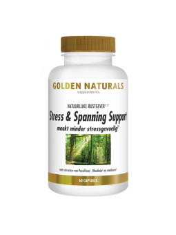 Golden Naturals Stress en spanning support 60 caps