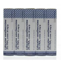 Lidocaine vaselinecreme 3% 5 x 30 gram