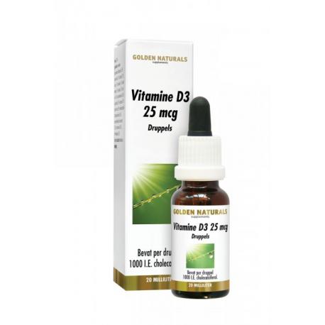 Vitamine D3 25mcg druppels