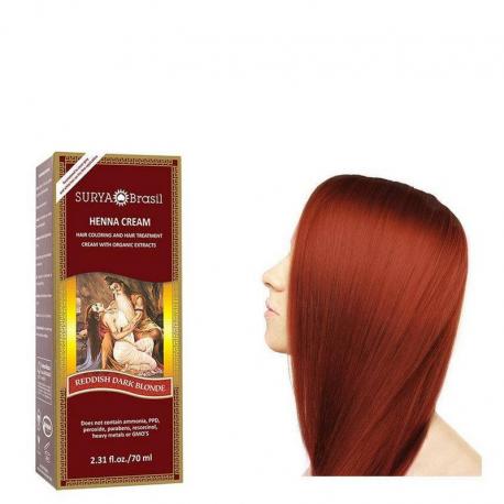 Henna haarverf creme reddish dark blonde