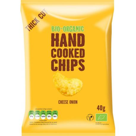 Chips handcooked kaas & ui bio