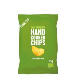 Chips handcooked sour cream & onion bio