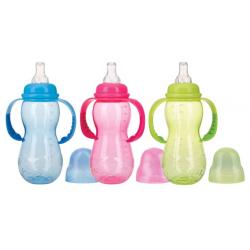 Fles standaard 320ml nondrip speen assorti