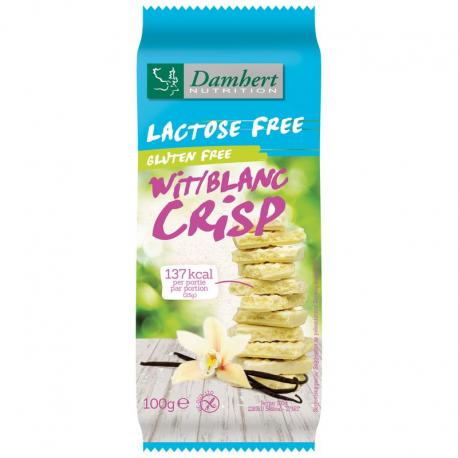 Witte chocoladetablet crisp gluten- en lactosevrij