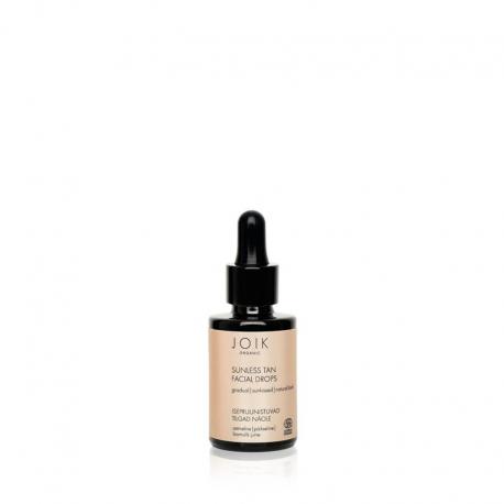 Sunless tan facial drops