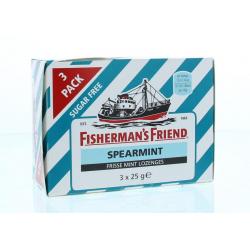 Spearmint suikervrij 3-pack