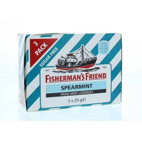 Spearmint suikervrij 3-pack