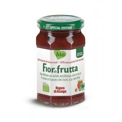 Aardbeien en wilde aardbeien met munt jam bio