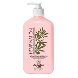 Hemp nation tan extender white peach hibiscus