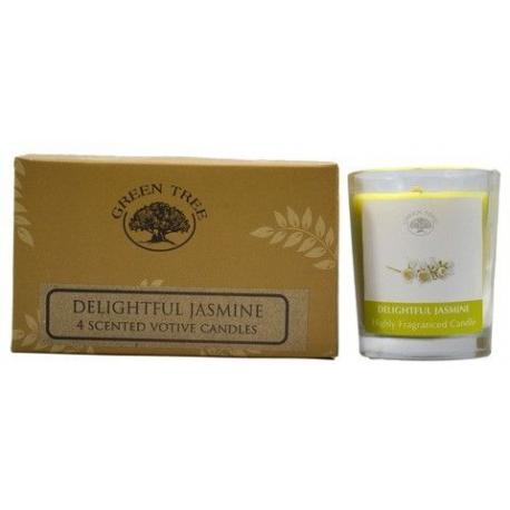 Geurkaars delightful jasmine votive