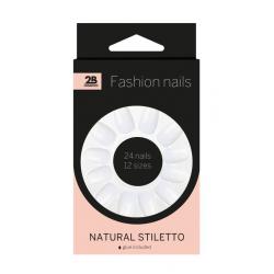 Nails natural stiletto