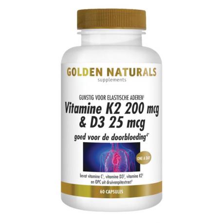 Vitamine K2 200mcg & D3 25mcg