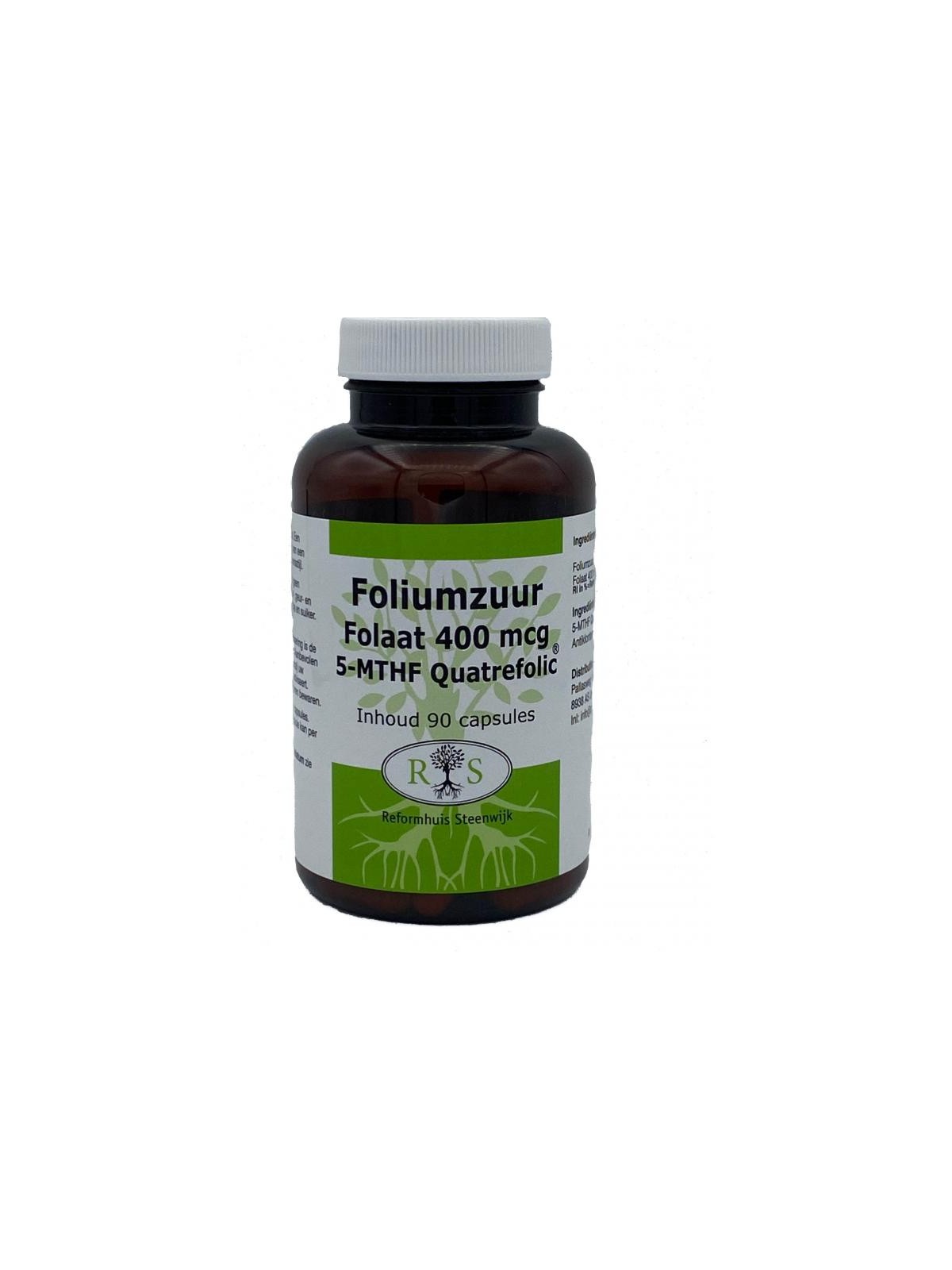 Foliumzuur Folaat 400 mcg 90 caps