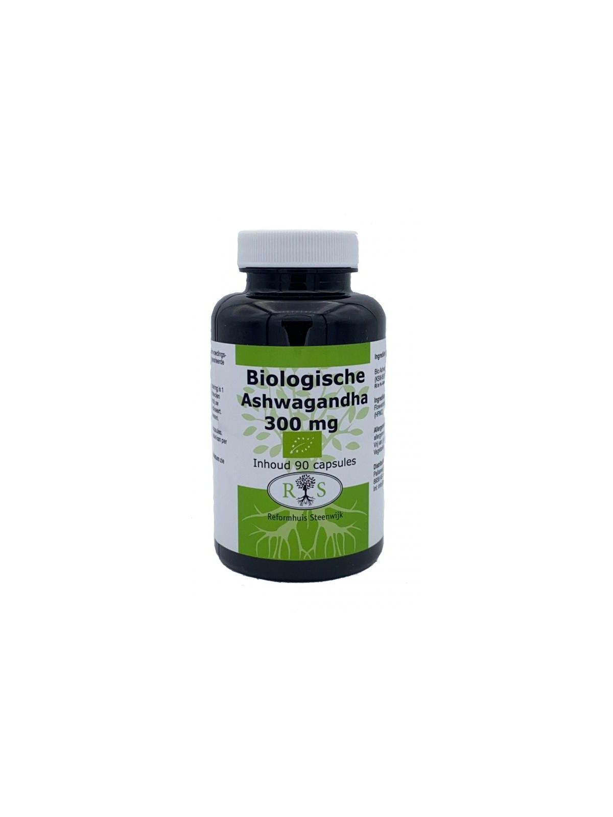 Biologische ashwagandha 300 mg 90 caps