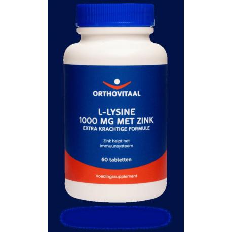 L-Lysine 1000mg met zink