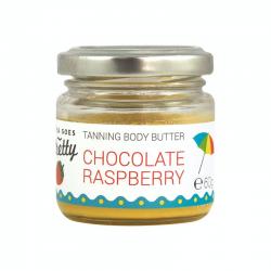 Tanning body cream chocolate & raspberry