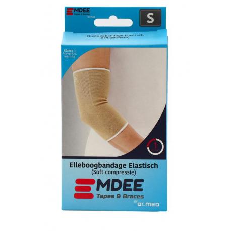 Elastic support elleboog maat S huidskleur